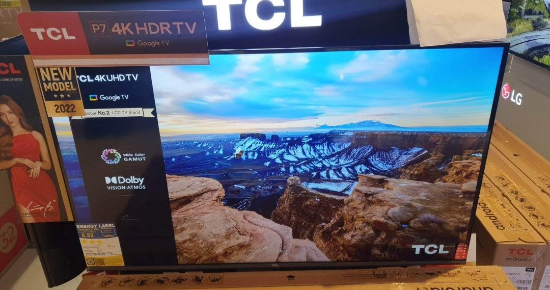 TCL NEW MODEL TCL TV (4K/ UHD/ SMART/ ANDROID/QLED), TV & Home