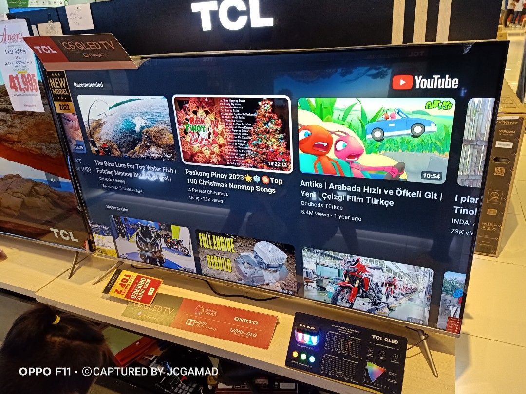 TCL NEW MODEL TCL TV (4K/ UHD/ SMART/ ANDROID/QLED), TV & Home