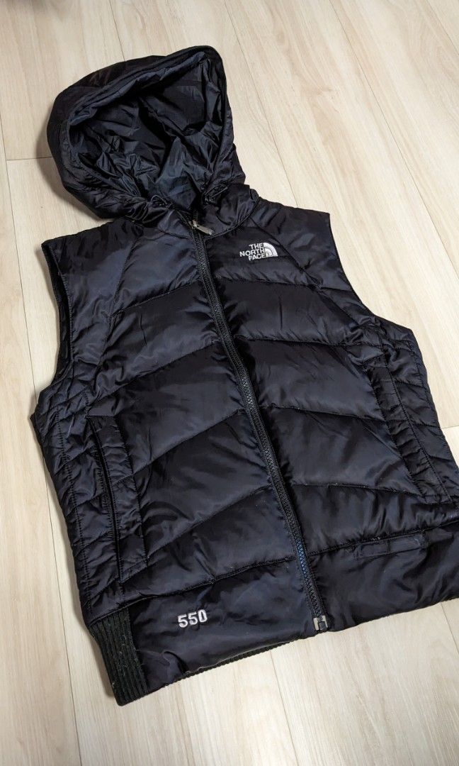 The North Face winter vest down feather