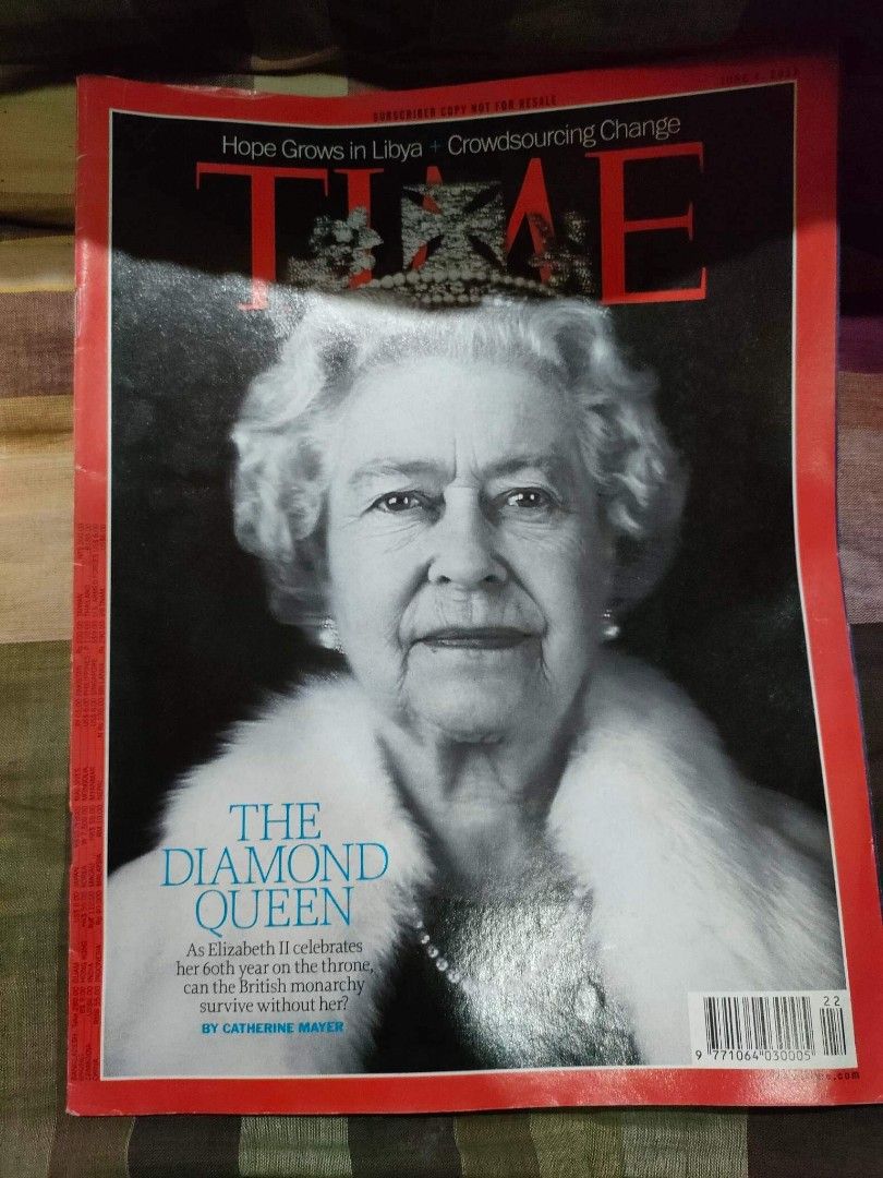 Time Magazine Queen Time Magazine The Diamond Queen, Hobbies & Toys, Books & Magazines ...