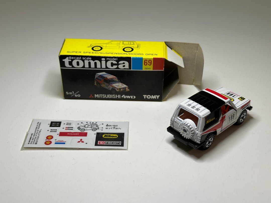Tomica 69 Mitsubishi 4WD Pajero Nikon 泉書房, 興趣及遊戲, 玩具