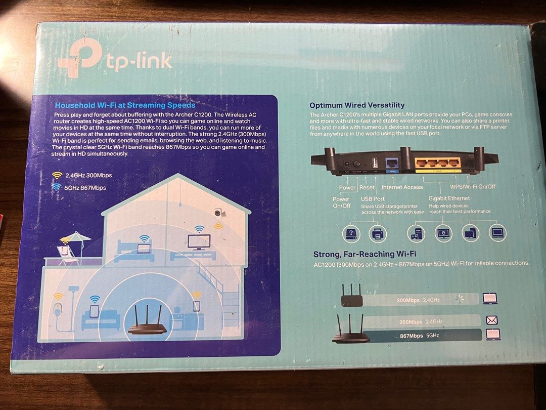 TP-Link AC1200 wireless router, Computers & Tech, Parts & Accessories ...