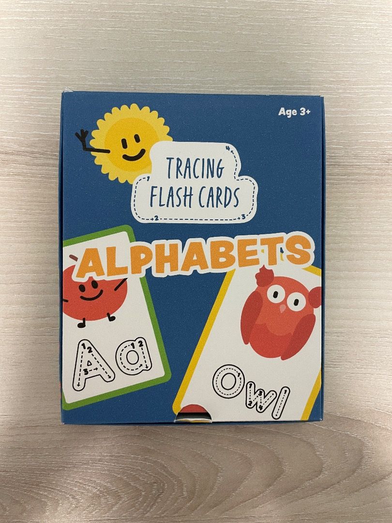 Tracing Flash Cards - Alphabets Series, Hobbies & Toys, Toys & Games on ...