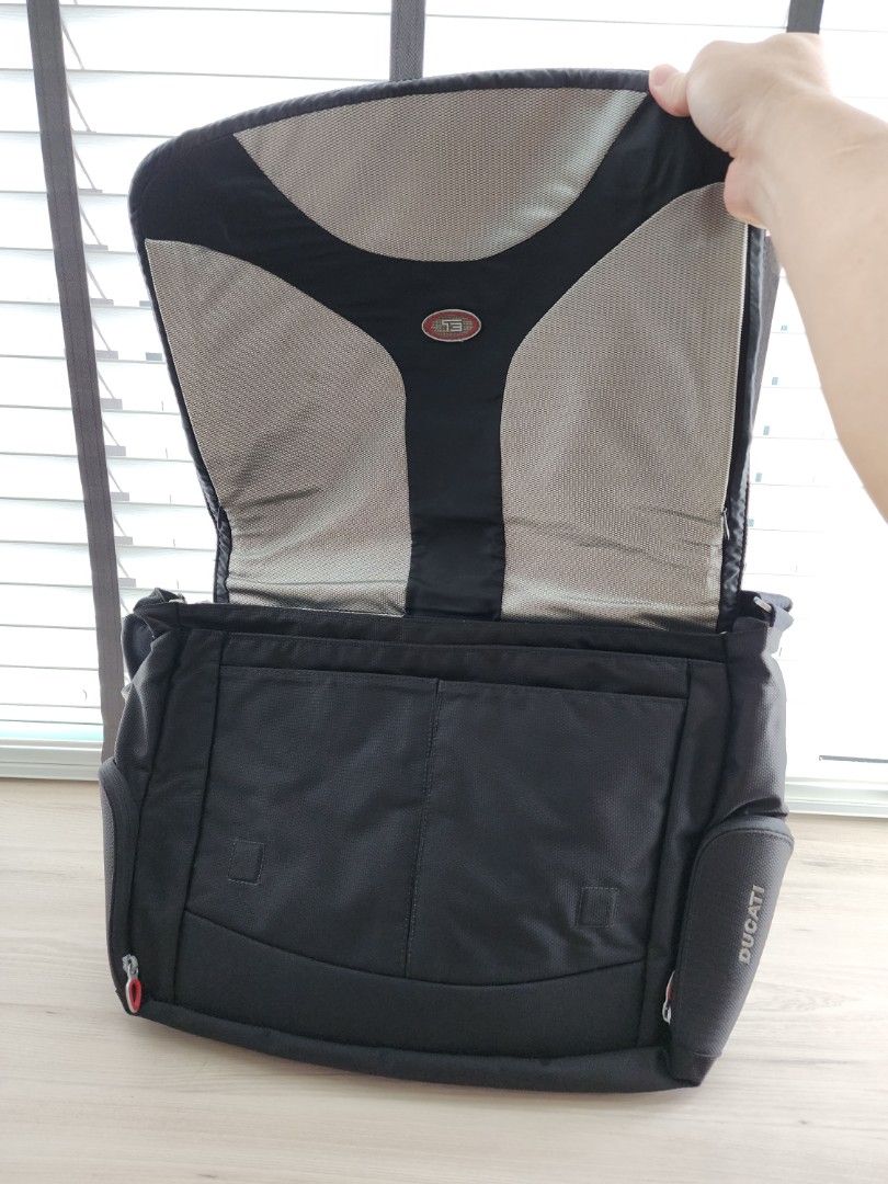 TUMI Ducati messenger laptop bag, Men's Fashion, Bags, Sling Bags on