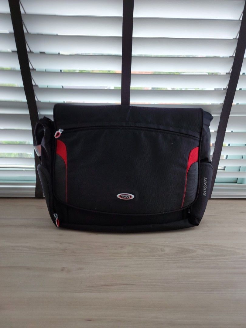 TUMI Ducati messenger laptop bag, Men's Fashion, Bags, Sling Bags on