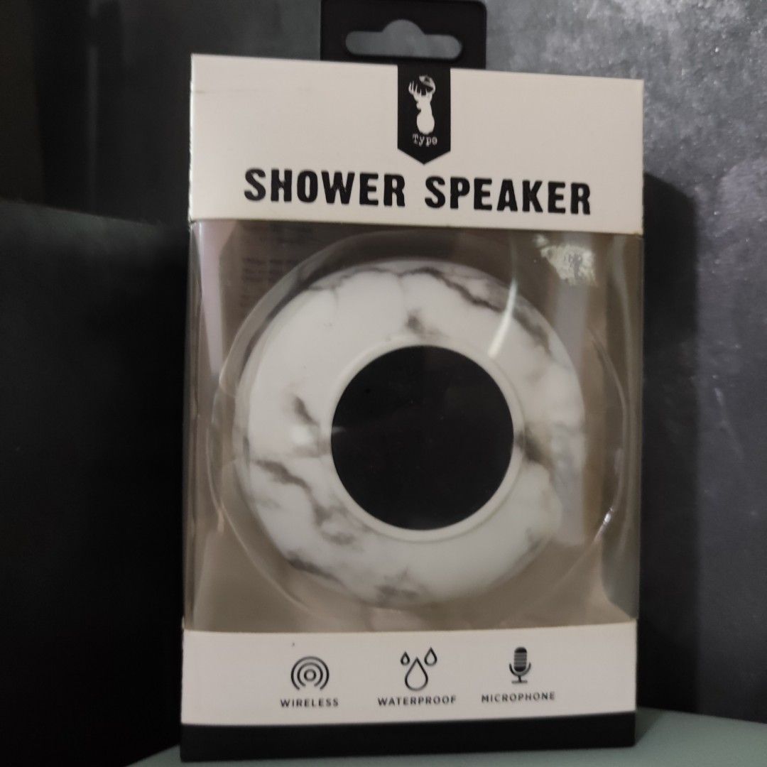 TYPO Shower Speaker, Audio, Soundbars, Speakers & Amplifiers on Carousell