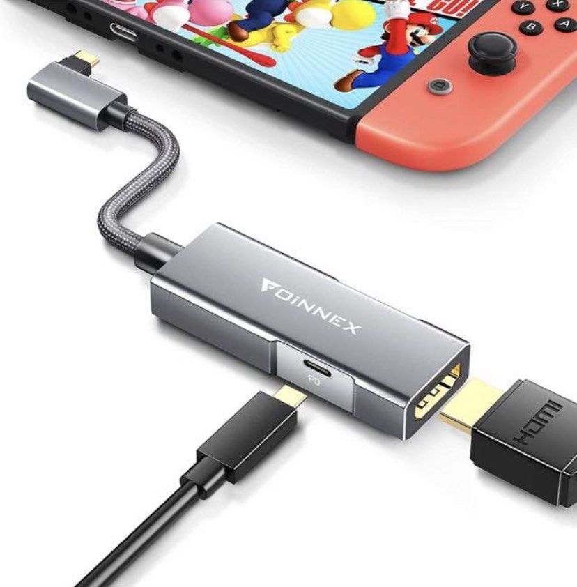 UN QC Foinnex USB C to HDMI Charging Adapter Compatible with Nintendo Switch HDMI Dock for Samsung Dex S10 S9 S8 Plus Note 10 9 8 Type C to HDMI 4K 60Hz Power PD Converter BRAND NEW Computers