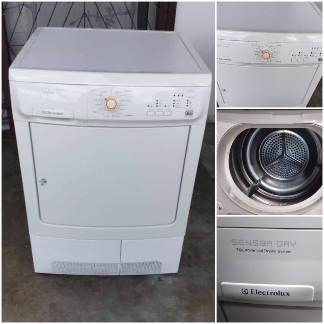 Used Electrolux condenser clothes dryer 7.0kg, condenser dryer