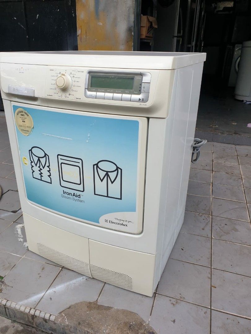 Used Electrolux digital steam condenser clothes dryer steam dryer 7.0kg
