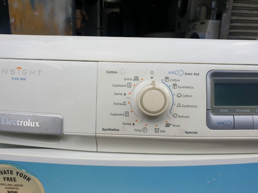 Used Electrolux digital steam condenser clothes dryer steam dryer 7.0kg