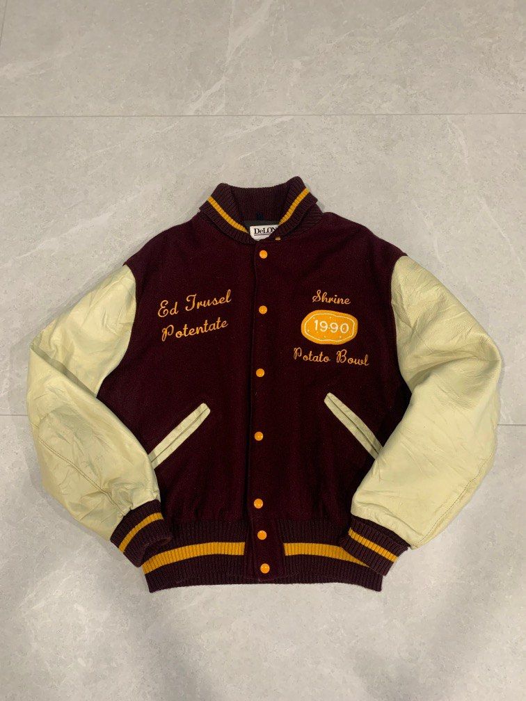 Vintage Delong Varsity Jacket, Men's Fashion, Coats, Jackets and ...