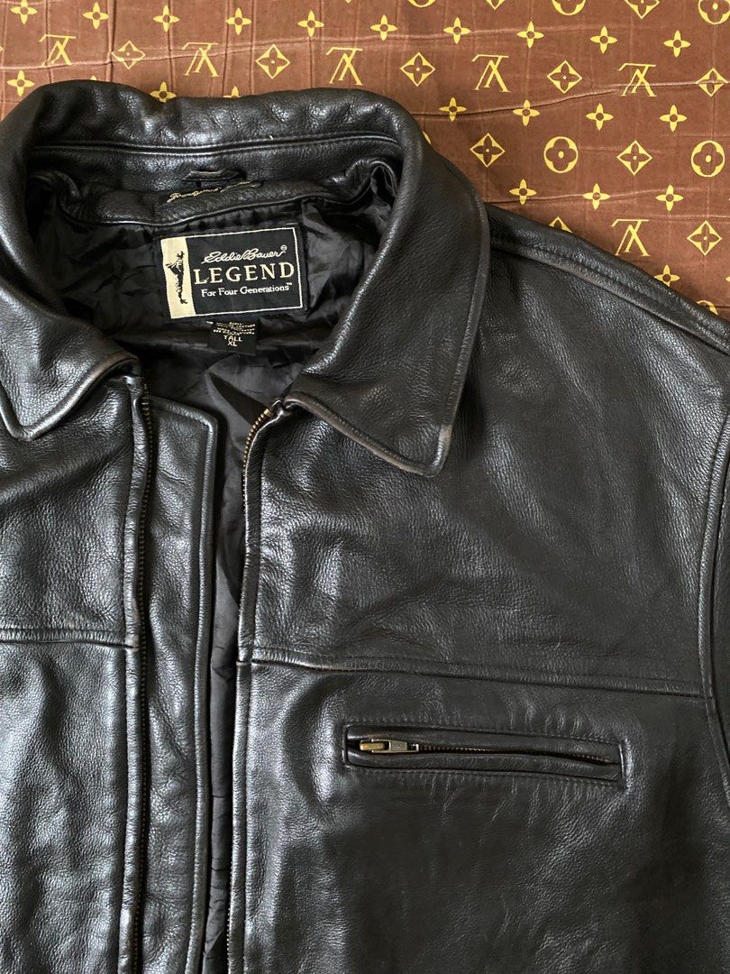 Vintage Eddie Bauer Legend Journeyman Leather jacket Men s