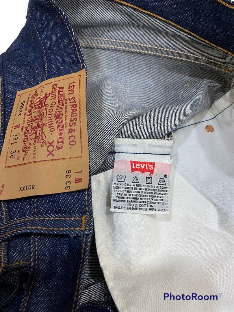 Levis 501xx made in store mexico