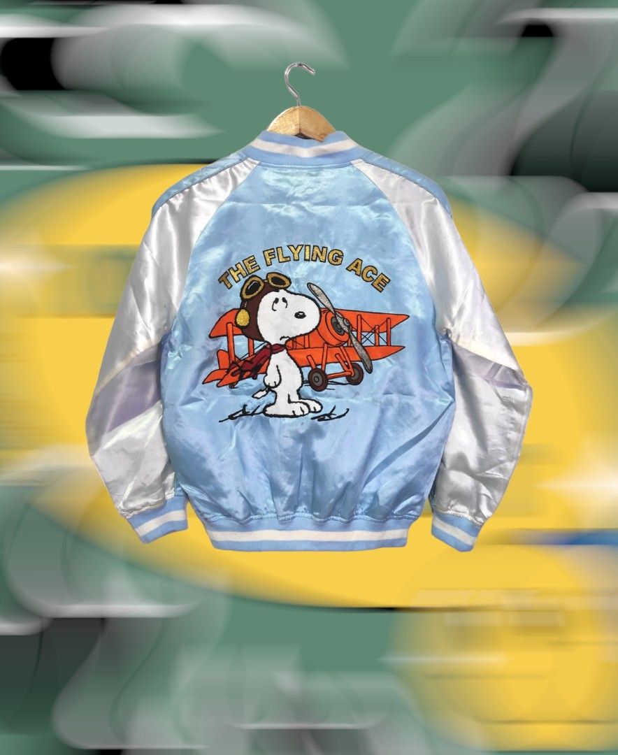Vintage peanuts varsity jacket, Women's Fashion, Coats, Jackets and
