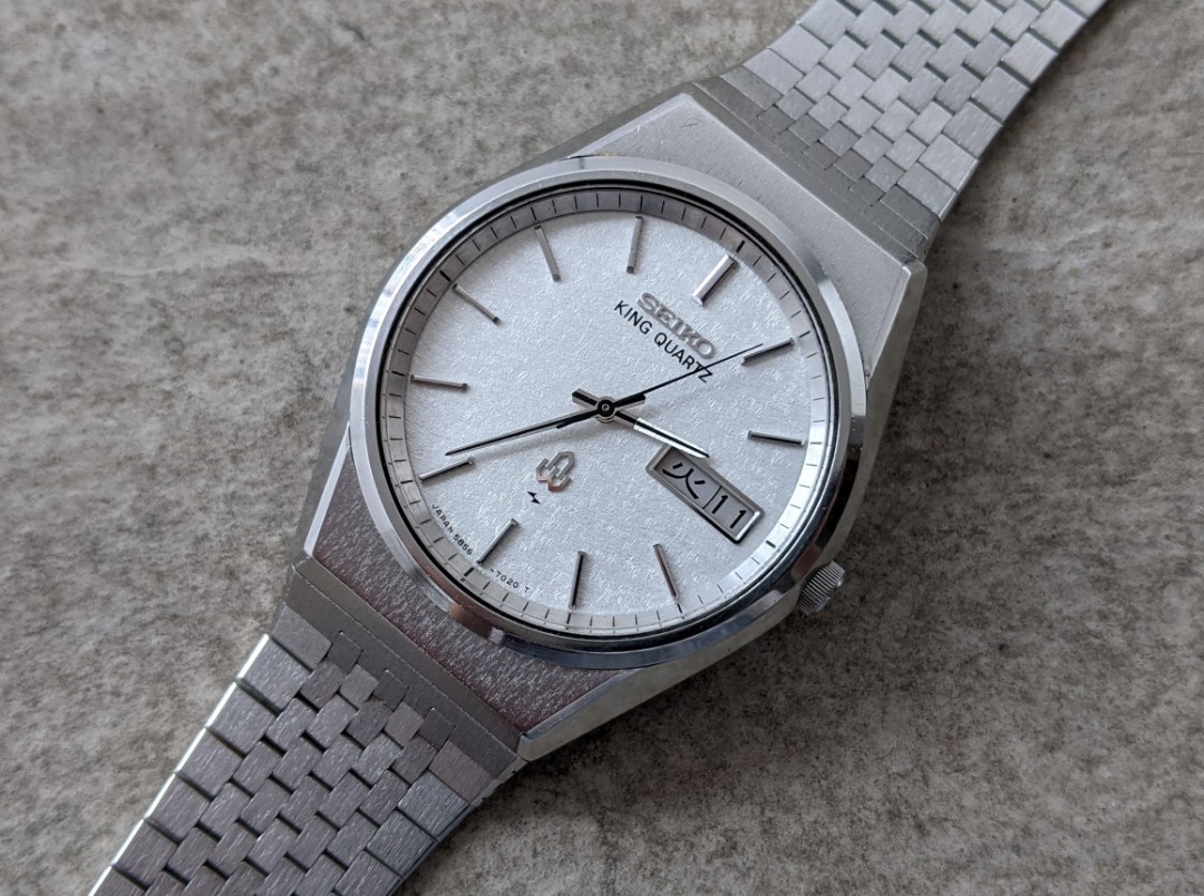 Vintage Seiko King Quartz 5856-8020, Men's Fashion, Watches