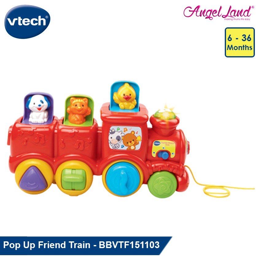 Vtech Pop Up Friend Train BBVTF151103 Vtech Pop Sing Animal