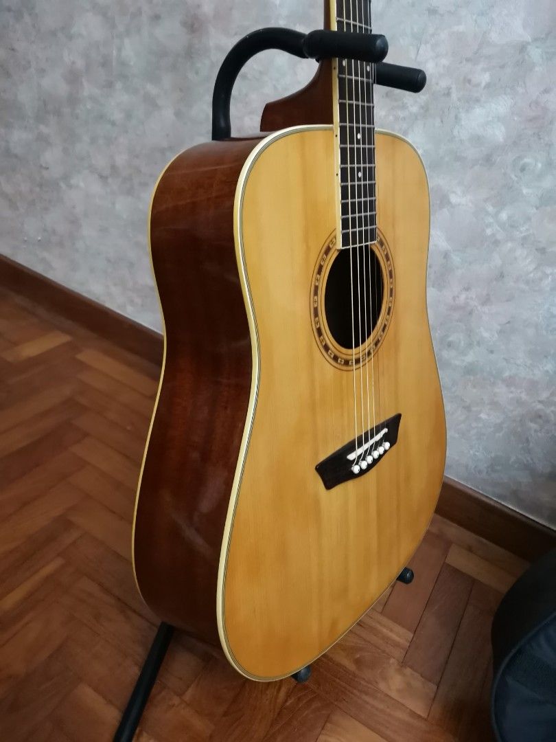 Washburn Acoustic Guitar, Hobbies & Toys, Music & Media, Musical ...