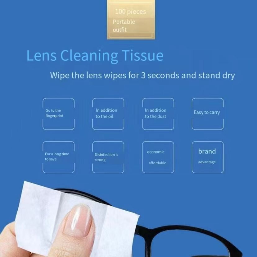 Wiping Paper Glasses Cleaning Glasses Cloth Eyes Mobile Phone Screen