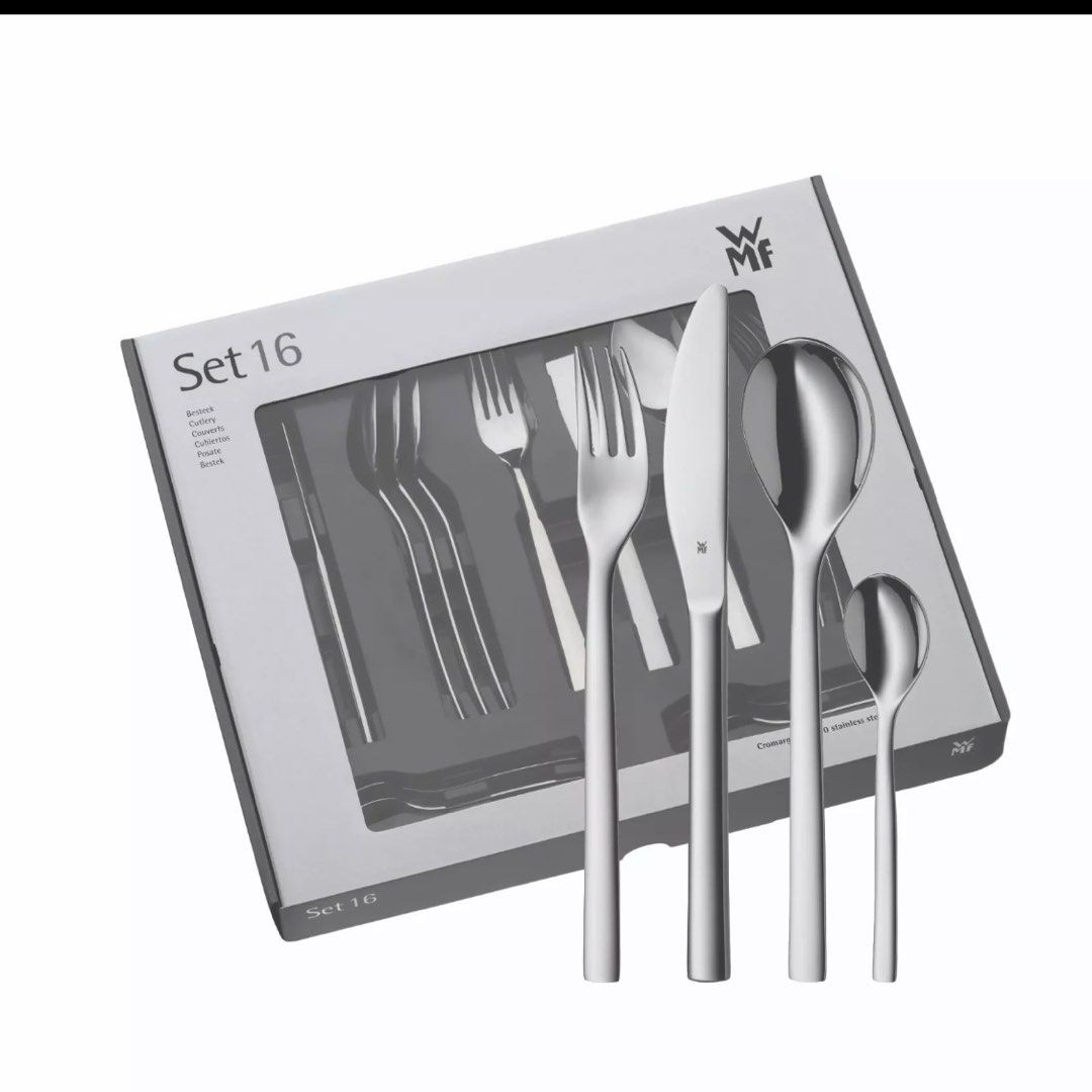 WMF Atria Cutlery Set 16Piece, Furniture & Home Living, Kitchenware & Tableware, Dinnerware