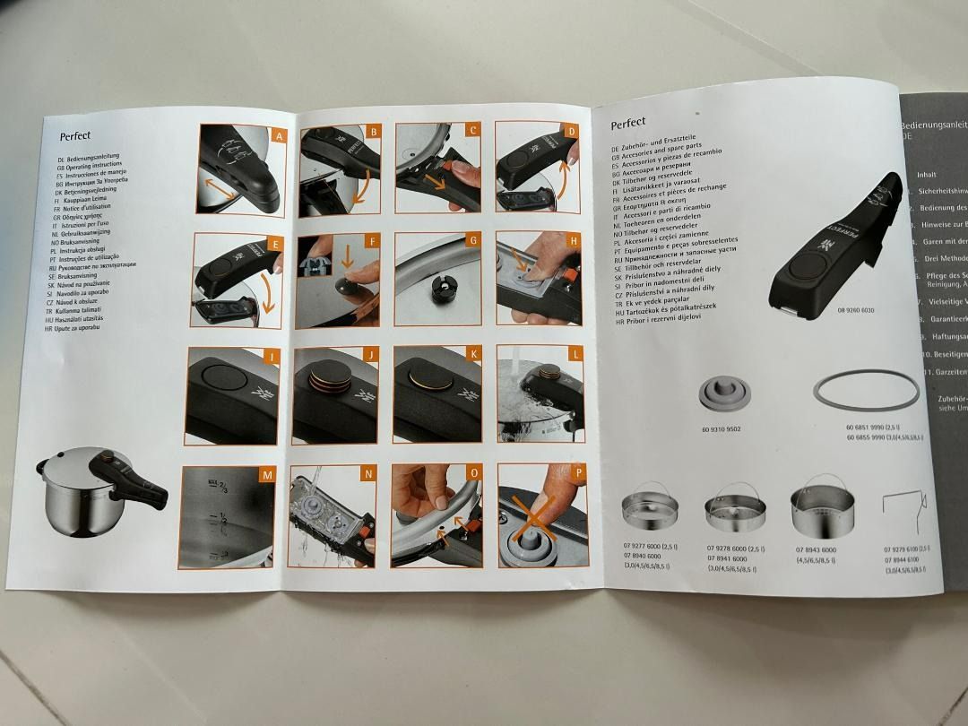 WMF Perfect Pressure Cooker 6.5 l classic delicious healthy cooking Pot