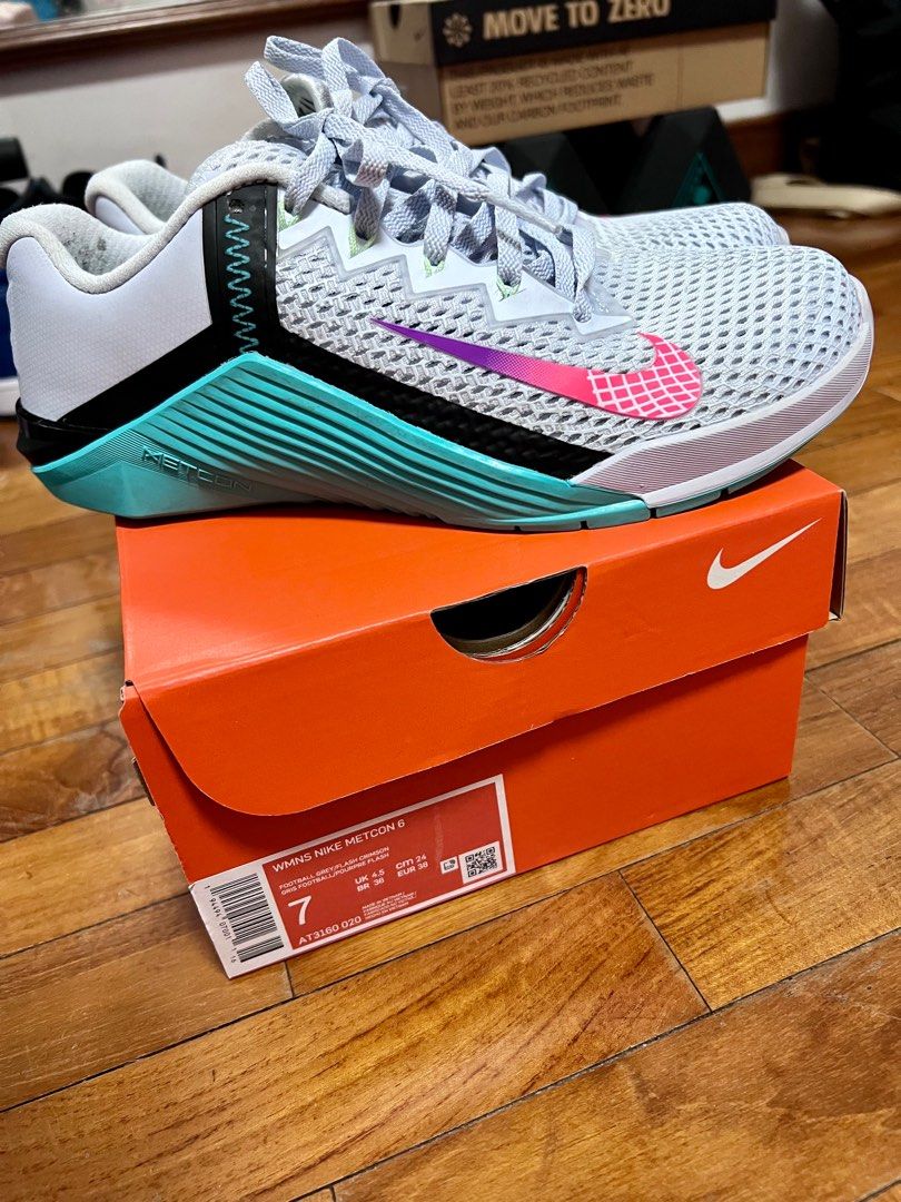 WMNS Nike Metcon 6 US7, Women's Fashion, Footwear, Sneakers on Carousell