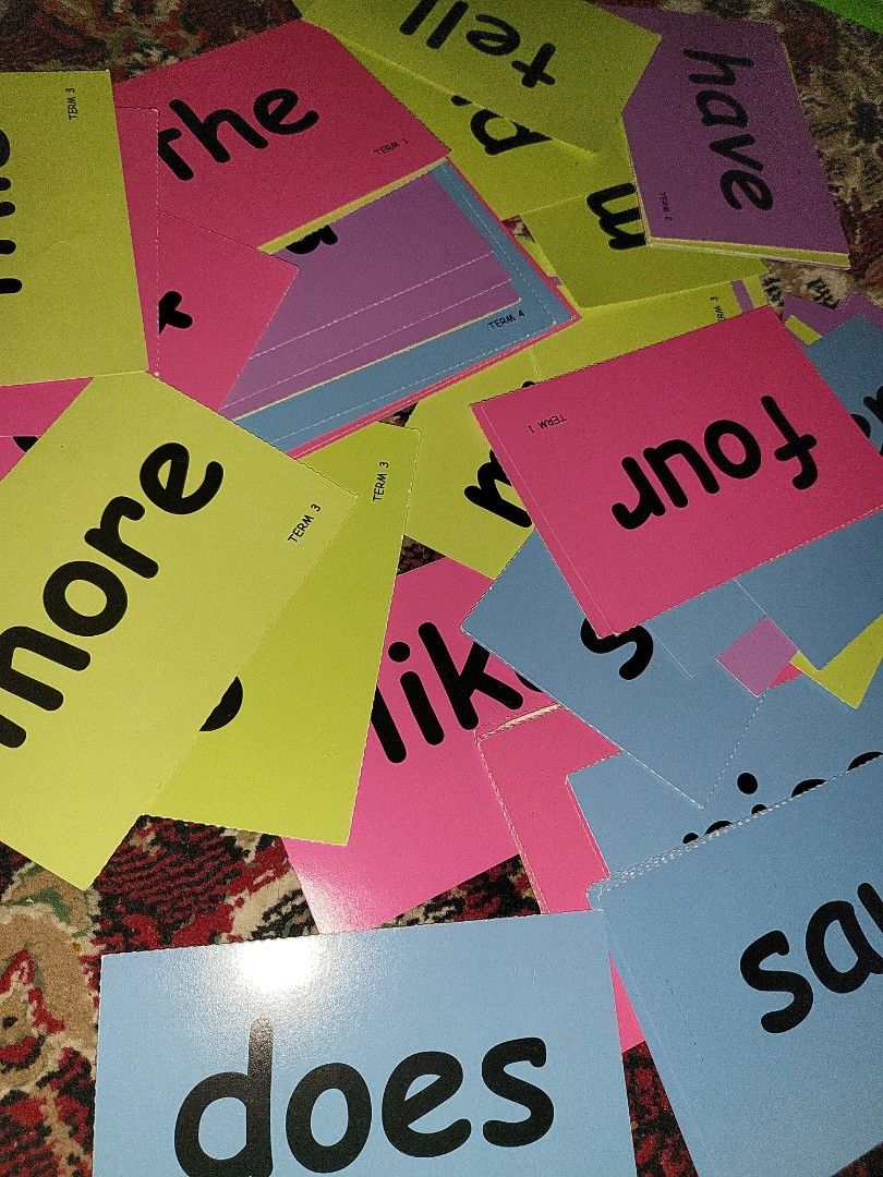 Word flashcard, Hobbies & Toys, Books & Magazines, Children's Books on