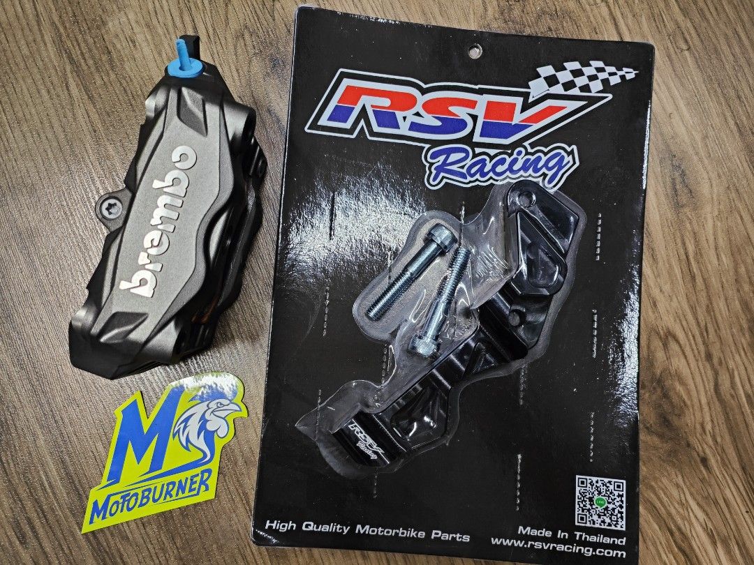 Yamaha Aerox Brembo caliper set strato hose, Motorcycles, Motorcycle