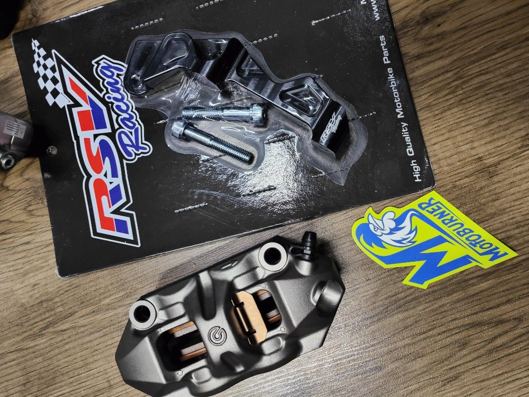 Yamaha Aerox Brembo caliper set strato hose, Motorcycles, Motorcycle