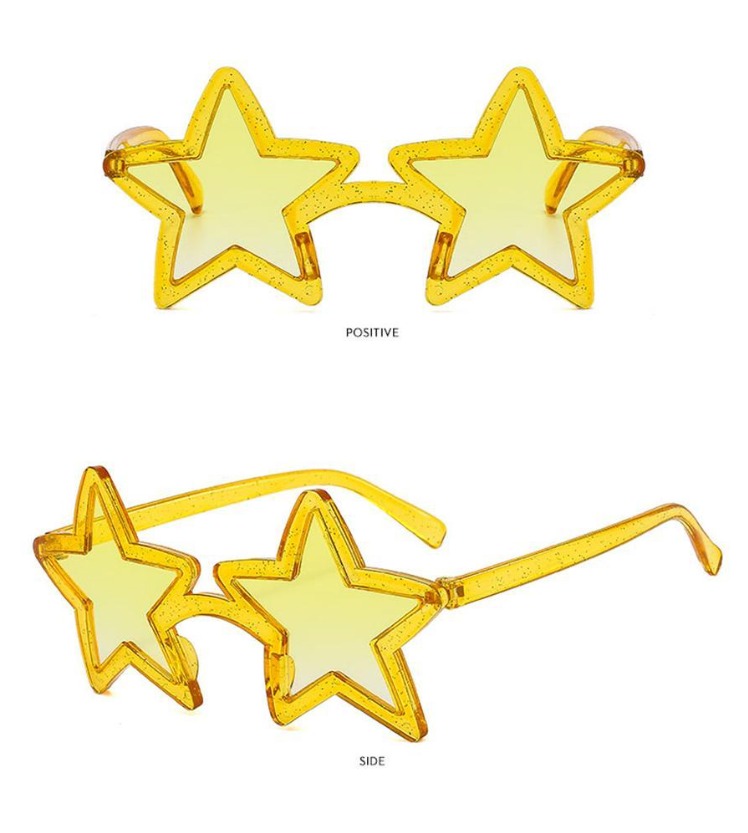Gold outlet star sunglasses