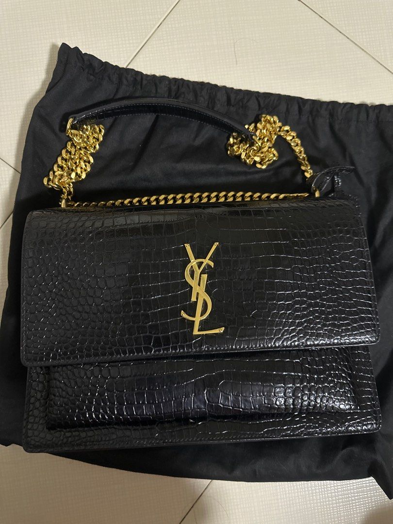 Ysl sunset hot sale large crocodile