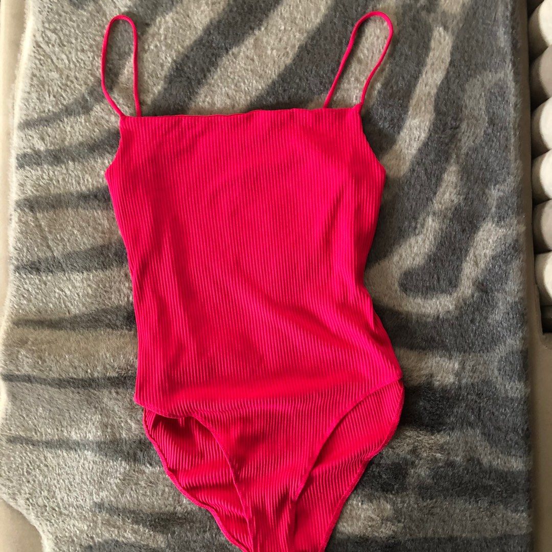 Zara hot sales pink bodysuit