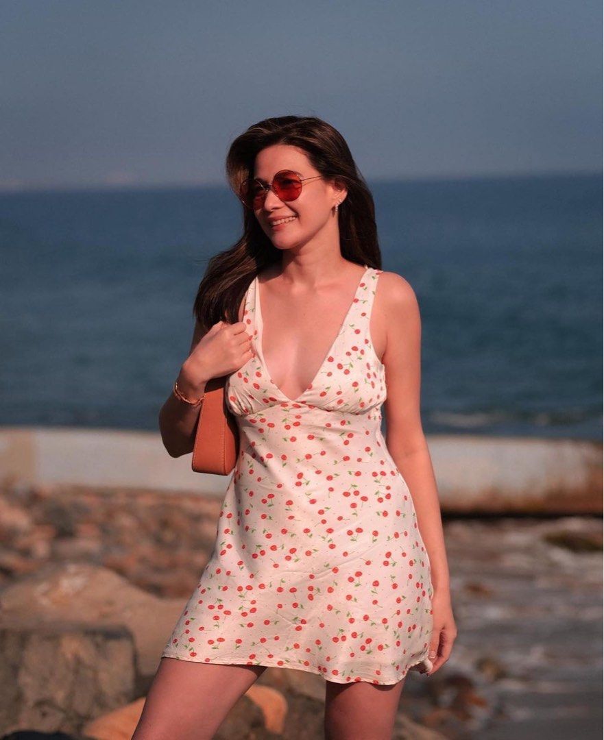 Strawberry print dress zara clearance