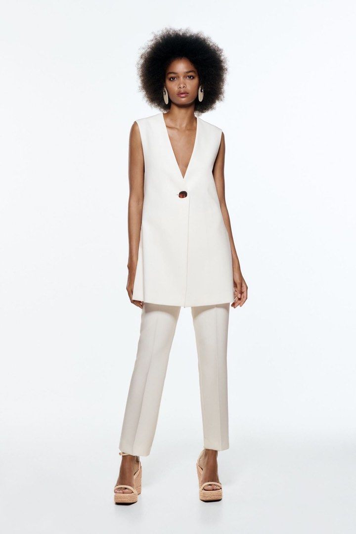 Zara sleeveless jacket Clearance
