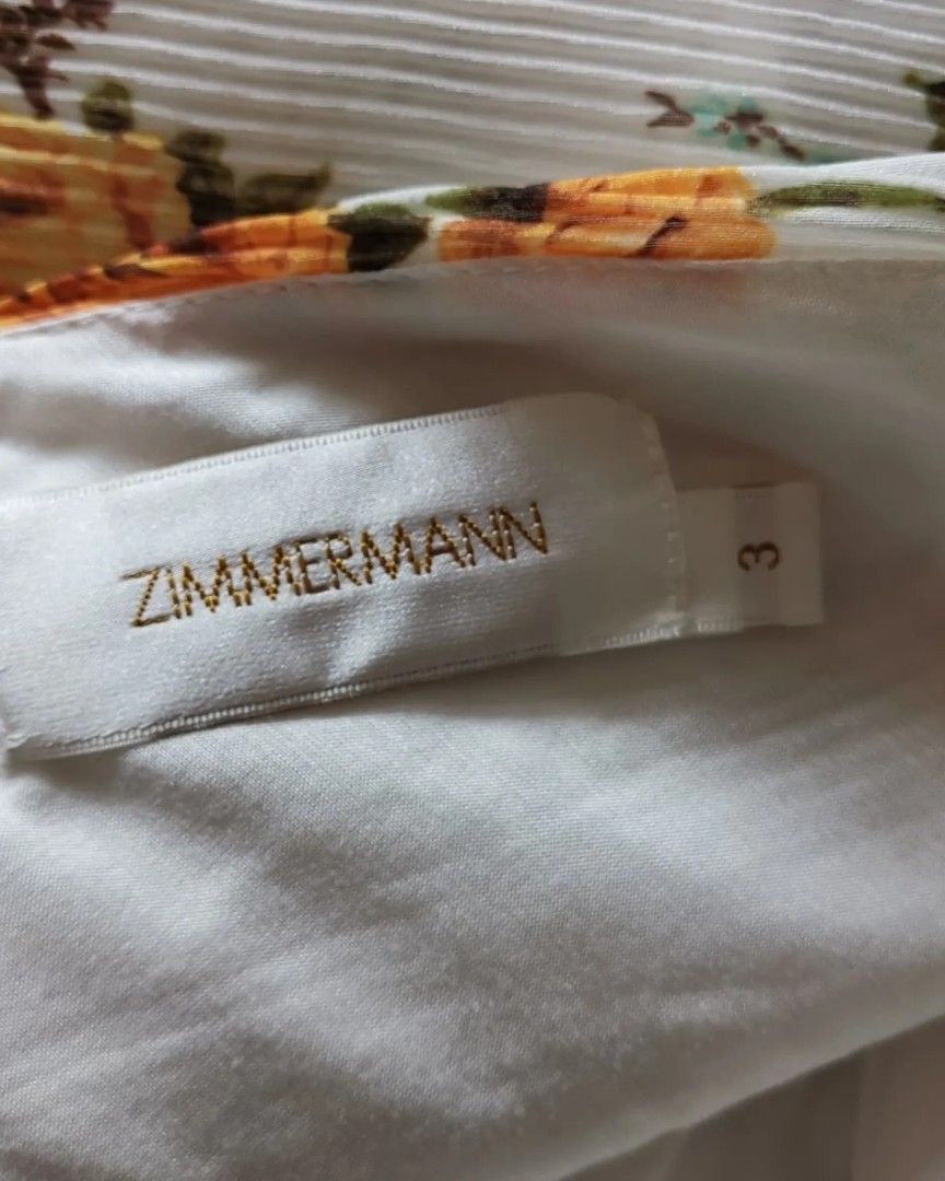 Zimmermann golden surfer bodice top, Women's Fashion, Tops, Blouses on