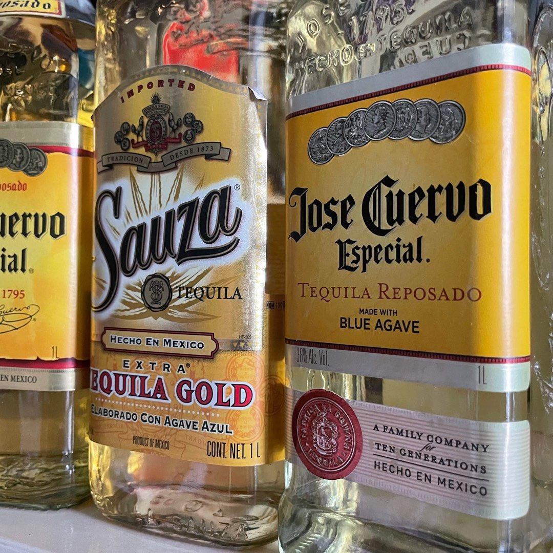 1L Sauza Jose Cuervo Tequila Especial Gold Tequila Agave 1000ml, Food & Drinks, Beverages on