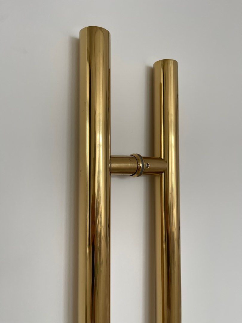 1M GOLD Main Door Handle Bar, Furniture & Home Living, Security & Locks, Locks, Doors & Gates on
