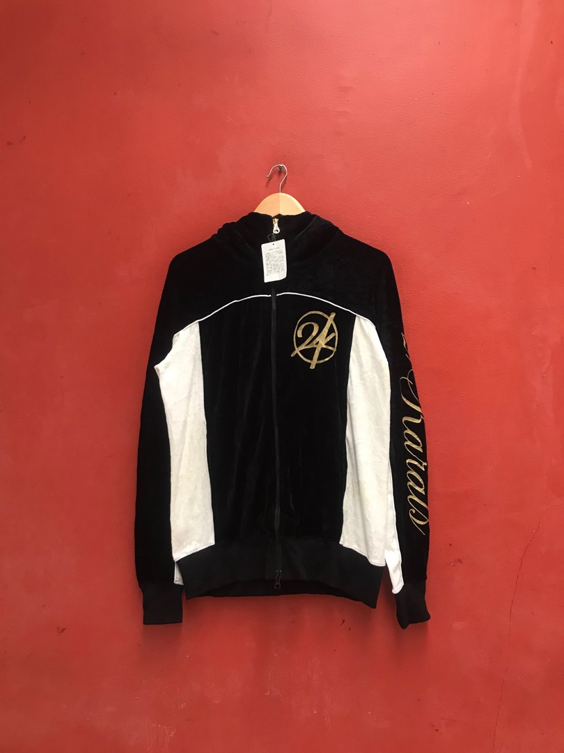 24 Karats Velour Hoodie, Men's Fashion, Tops u0026 Sets, Hoodies on Carousell