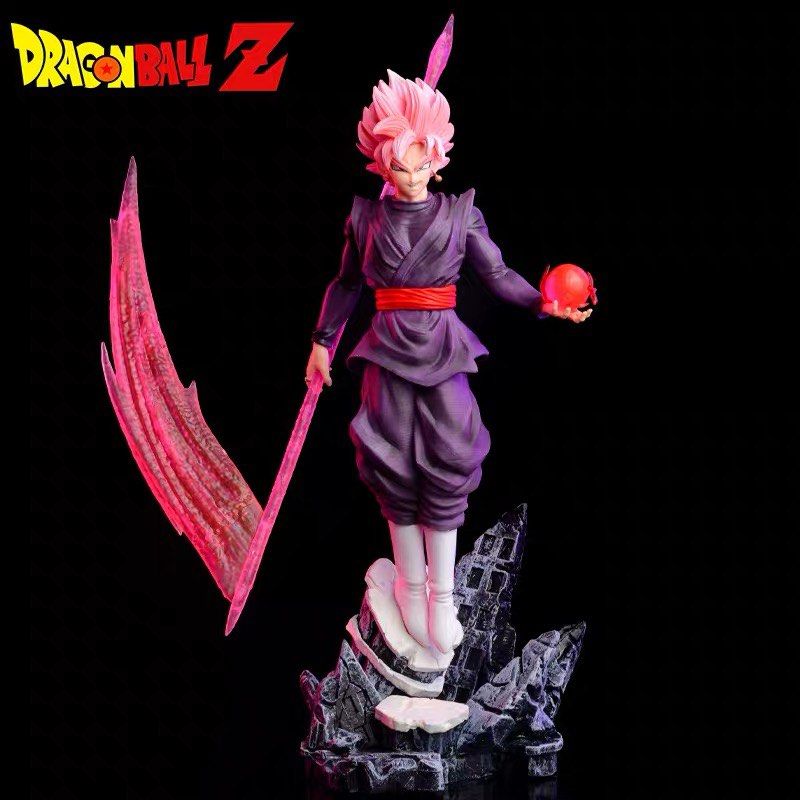 Estátua Goku Black Rose Zamasu: Dragon Ball Super 38cm Anime Mangá