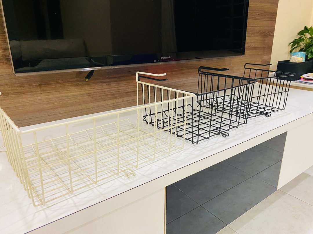 3 hanging shelf baskets, Furniture & Home Living, Home Improvement