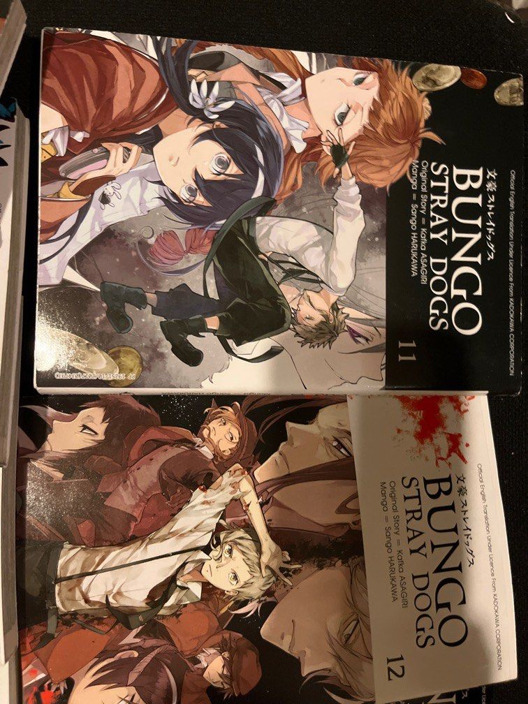 9 Bungou stray dogs manga vol 9-17, Hobbies & Toys, Books & Magazines
