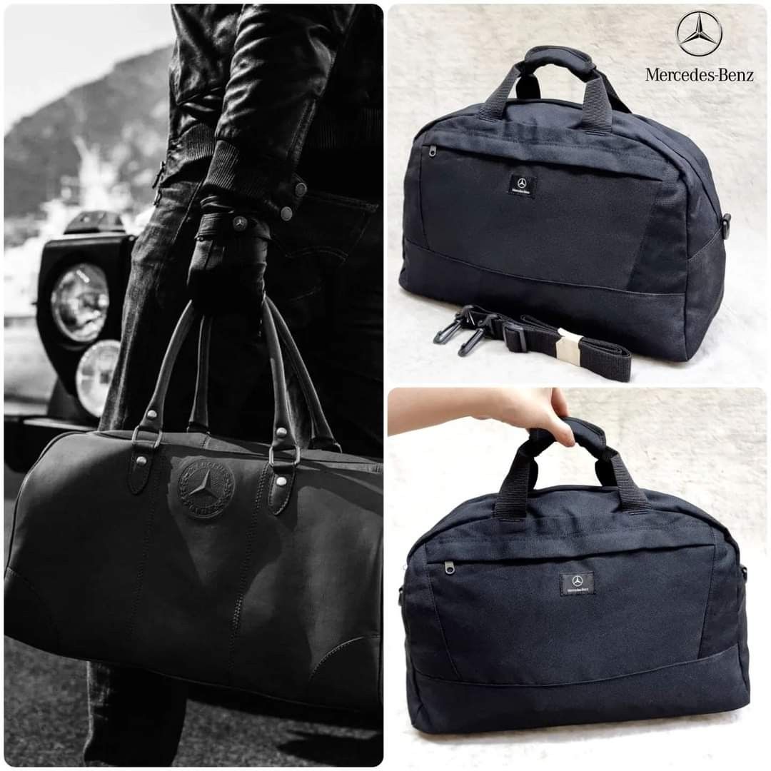 Mercedes-Benz Weekend Bag, Black : : Fashion