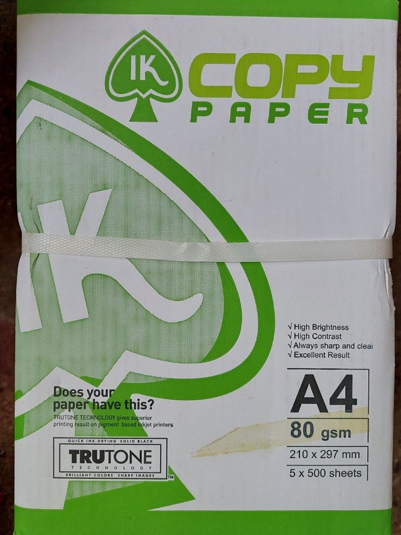 IK A4 Printing Paper (New), Hobbies & Toys, Stationery & Craft