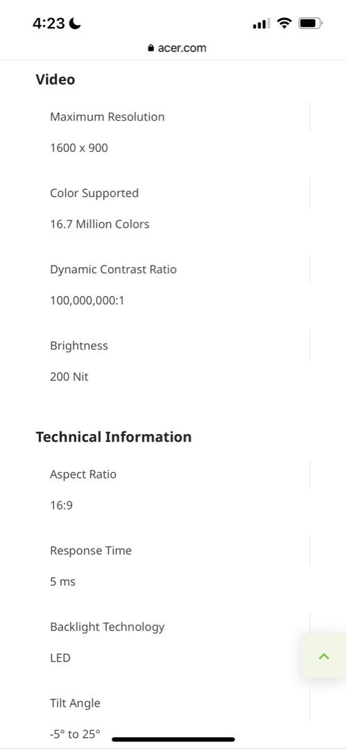 Acer monitor, Computers & Tech, Desktops on Carousell