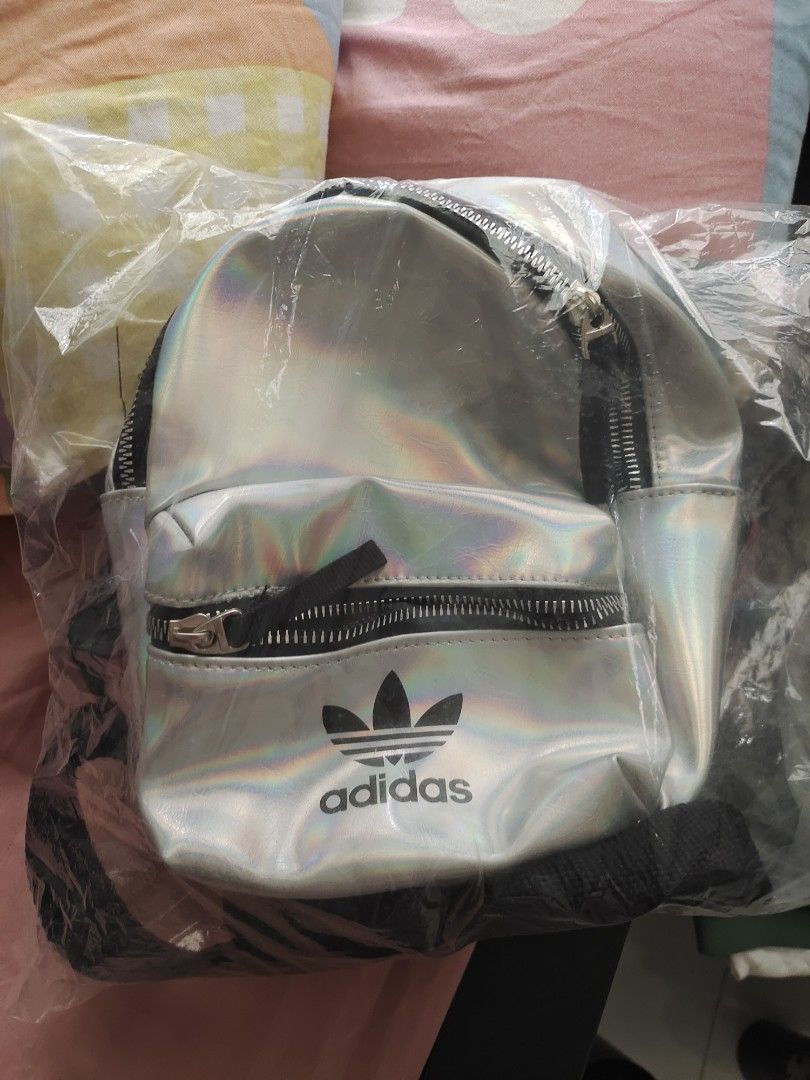 Adidas silver bag deals