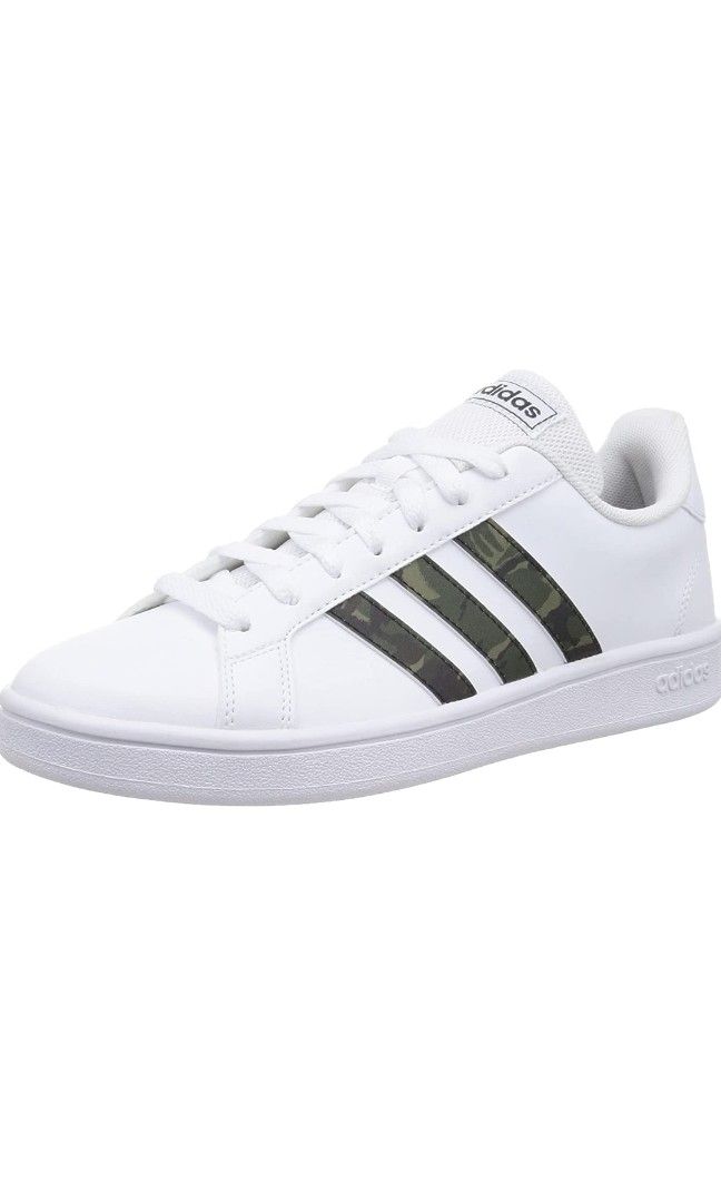 White camo adidas top shoes