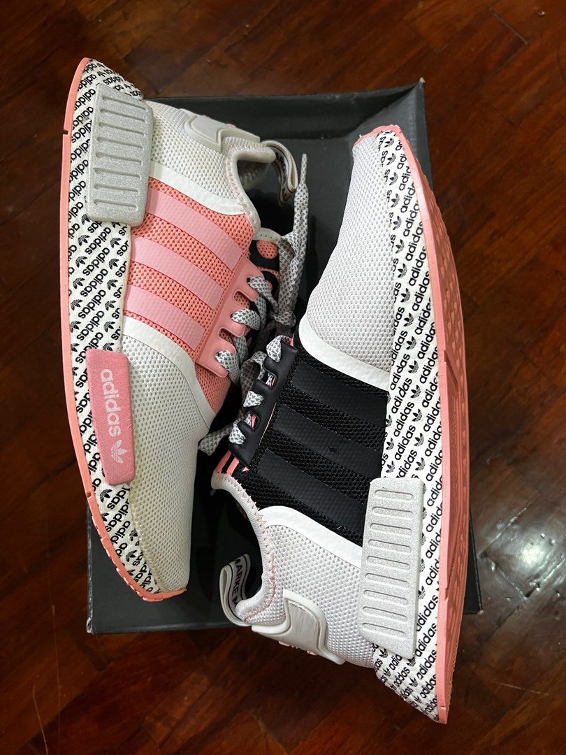 Adidas nmd white sales pink usa