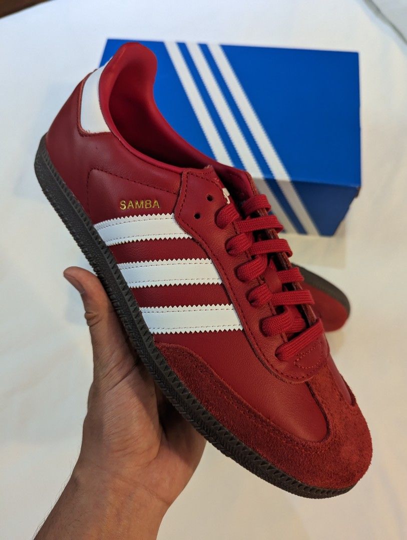 Adidas Samba Team Arsenal US9.5, Men's Fashion, Footwear, Sneakers on  Carousell