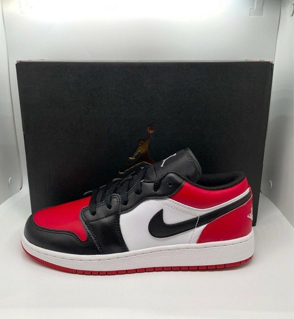 nike jordan 1 low bred toe