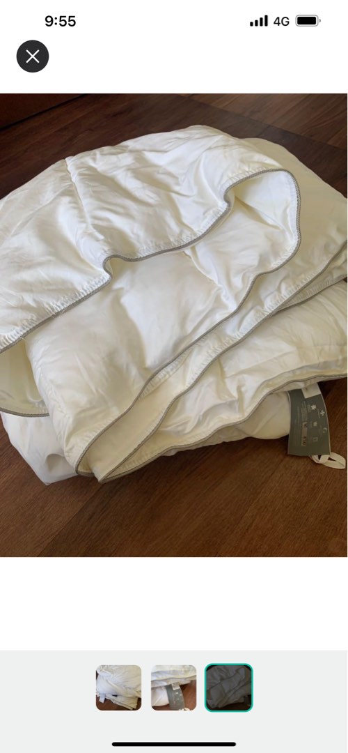 Akemi silk quilt, Furniture & Home Living, Bedding & Towels on Carousell