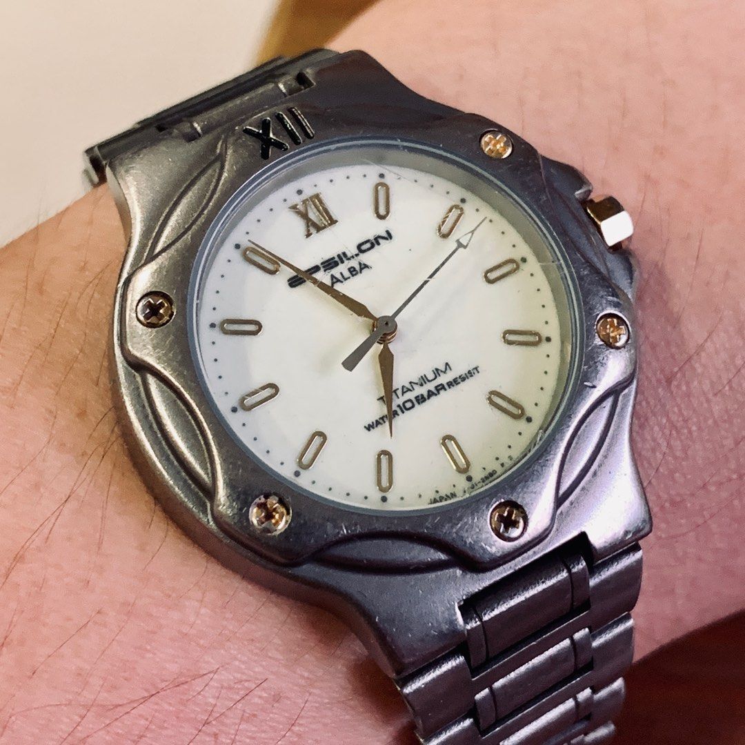 Alba epsilon outlet titanium watch